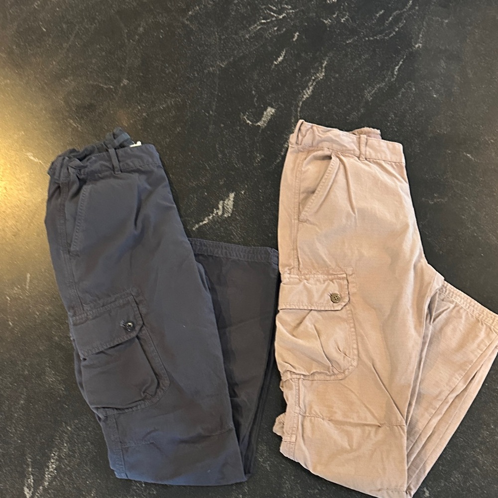 Crewcuts Charcoal and Khaki Boys Cargo Pants